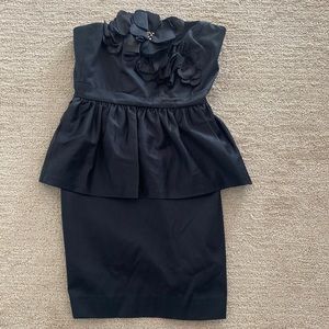Lilly Pulitzer strapless black dress